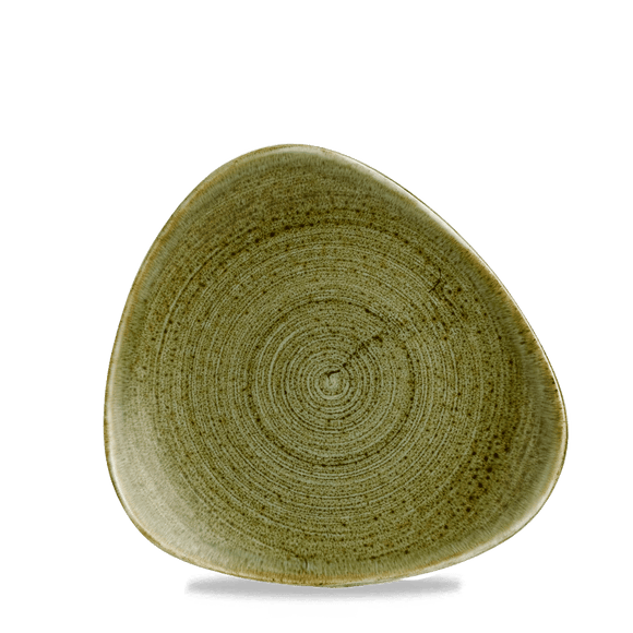 Stonecast Plume Grønn trekantet plate, 229 mm, Min. kjøp: 12