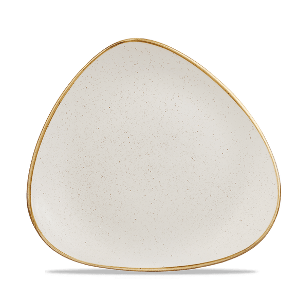 Stonecast Barley White trekantet tallerken, 229 mm, Min. kjøp: 6