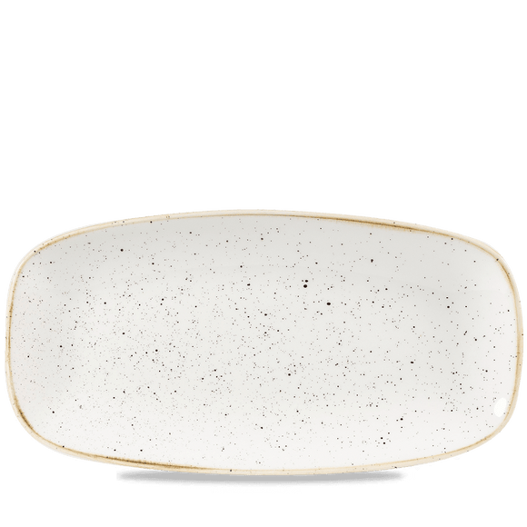 Stonecast Barley White kokketallerken avlang, 298x153mm, Min. kjøp: 6