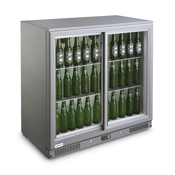 CANDOUR barkjøler 188L med skyvedør, 900x520x(H)835mm
