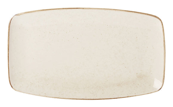 Rektangulært fat i sand, 310x180mm, Min. kjøp: 6