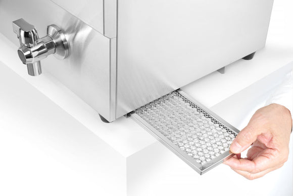 Induksjon Frityr koker med avløpskran - 2 x 8 L, 16L, 230V/7000W, 580x485X (H) 406mm