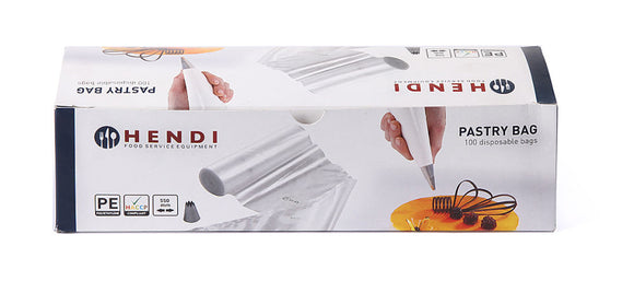 Sprøyteposer - Transparent - 100 stk