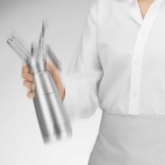 Krem sprøyte - 0,5L - Sølv