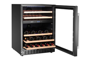 Vinkjøler, 2-sone, 46 flasker, 570x595x(H)820mm