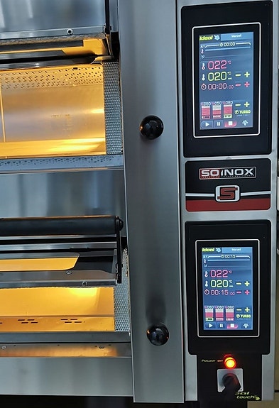 PIZZAOVN / FLERBRUKSOVN med Touch skjerm i 1 og 2 .etg