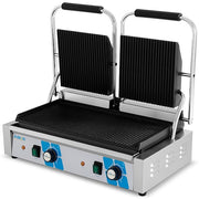 PRESSGRILL - TOASTER - PANINI GRILL - PITABRØD VARMER ENKEL/DOBBEL