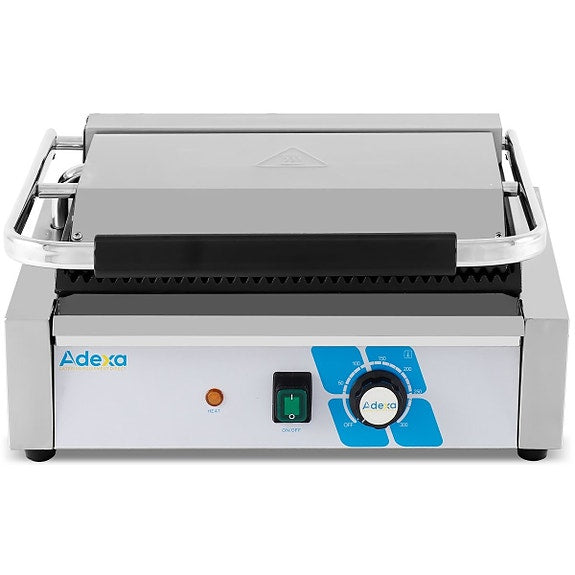 PRESSGRILL - TOASTER - PANINI GRILL - PITABRØD VARMER ENKEL/DOBBEL - Adexa PG813A