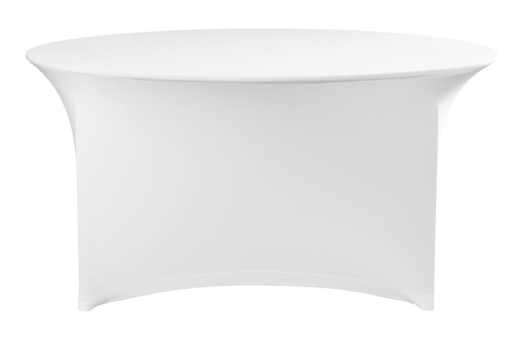 Bordtrekk rundt, HENDI, Symposium, 810941, Hvit, ⌀1800x(H)760mm
