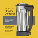 0,95L beholder i rustfritt stål til Rio - for Storkjøkken - XL - Storkjøkken