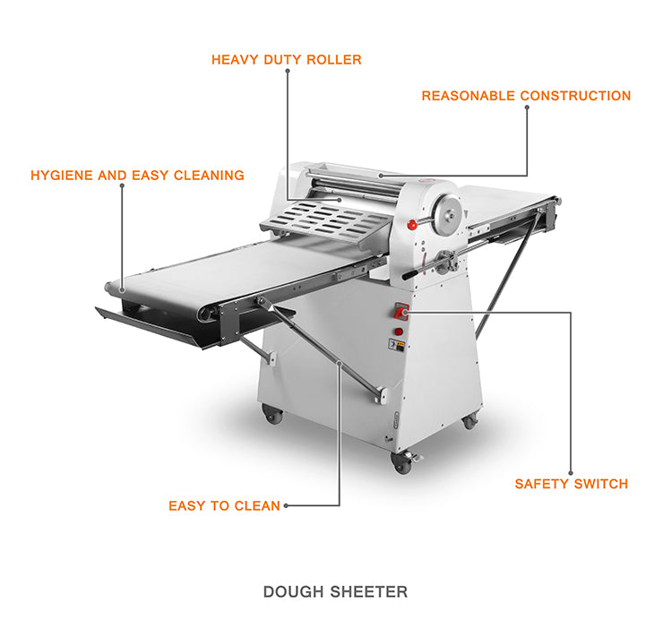 Croissant deig rulle 380 - Bordplate modell 220V/400V