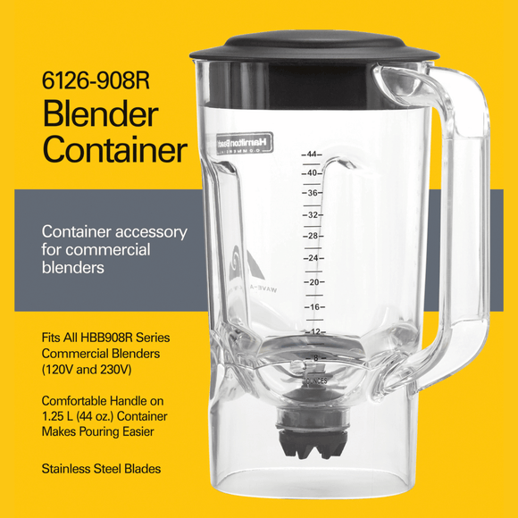 1,25 liters polykarbonatbeholder for 908 - for Storkjøkken - XL - Storkjøkken