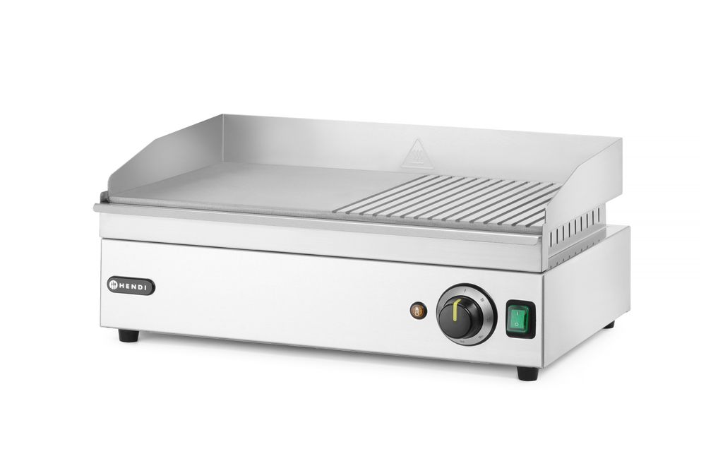 Grill halvribbet, Kitchen Line, 220-240V/2400W, 527x404x(H)233mm