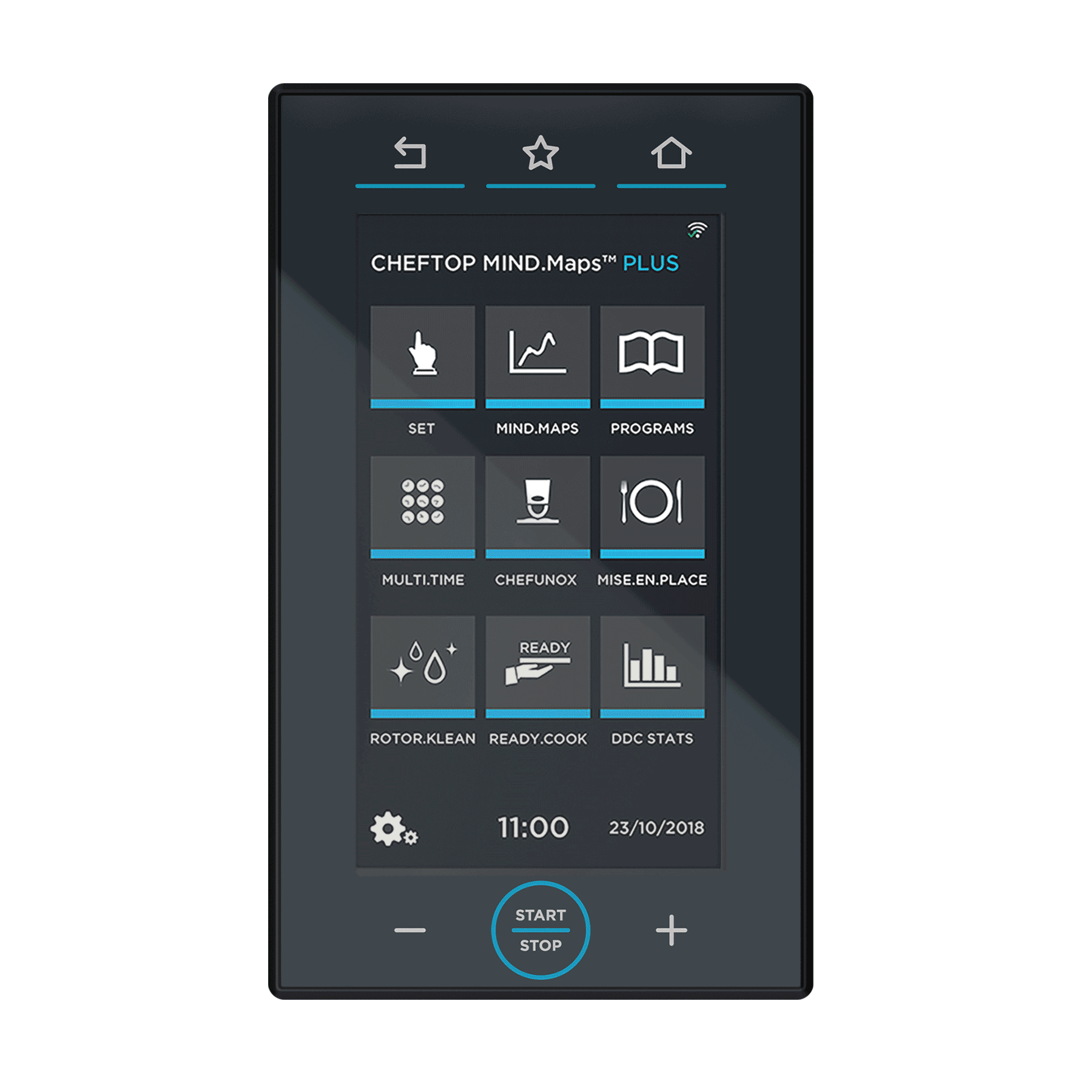 Cheftop Plus kombidamper 3 GN - høyrehengslet