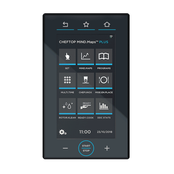 Cheftop Plus kombidamper 5 GN - høyrehengslet