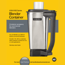 1,8 l beholder i rustfritt stål for FDHBF510, FDHBF510S, FDHBH455 - for Storkjøkken - XL - Storkjøkken