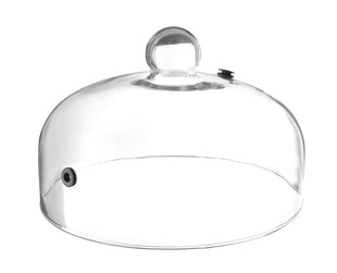 Glasskuppel med ventil, plate Dome, Ø260X (H) 174mm