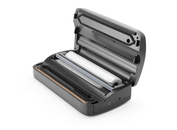 Budget Line båndvakuumpakkemaskin med rullemater, HENDI, Budget Line, 385x205x(H)95mm