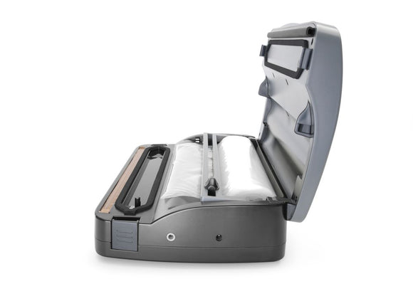 Budget Line båndvakuumpakkemaskin med rullemater, HENDI, Budget Line, 385x205x(H)95mm