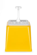 Saus dispenser m/pumpe - 2,5L - Hvit-5