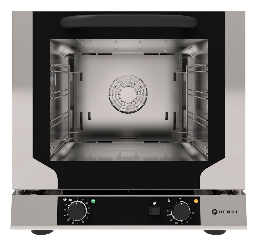 Konveksjonsovn kompakt med luftfukting, HENDI, 220-240V/3100W, 590x709x(H)589mm