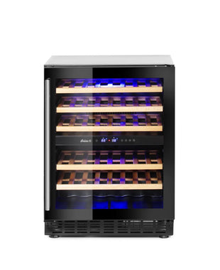 Vinkjøler, 2-sone, 46 flasker, Arktic, 133L, 220-240V/90W, 595x588x (H) 820mm