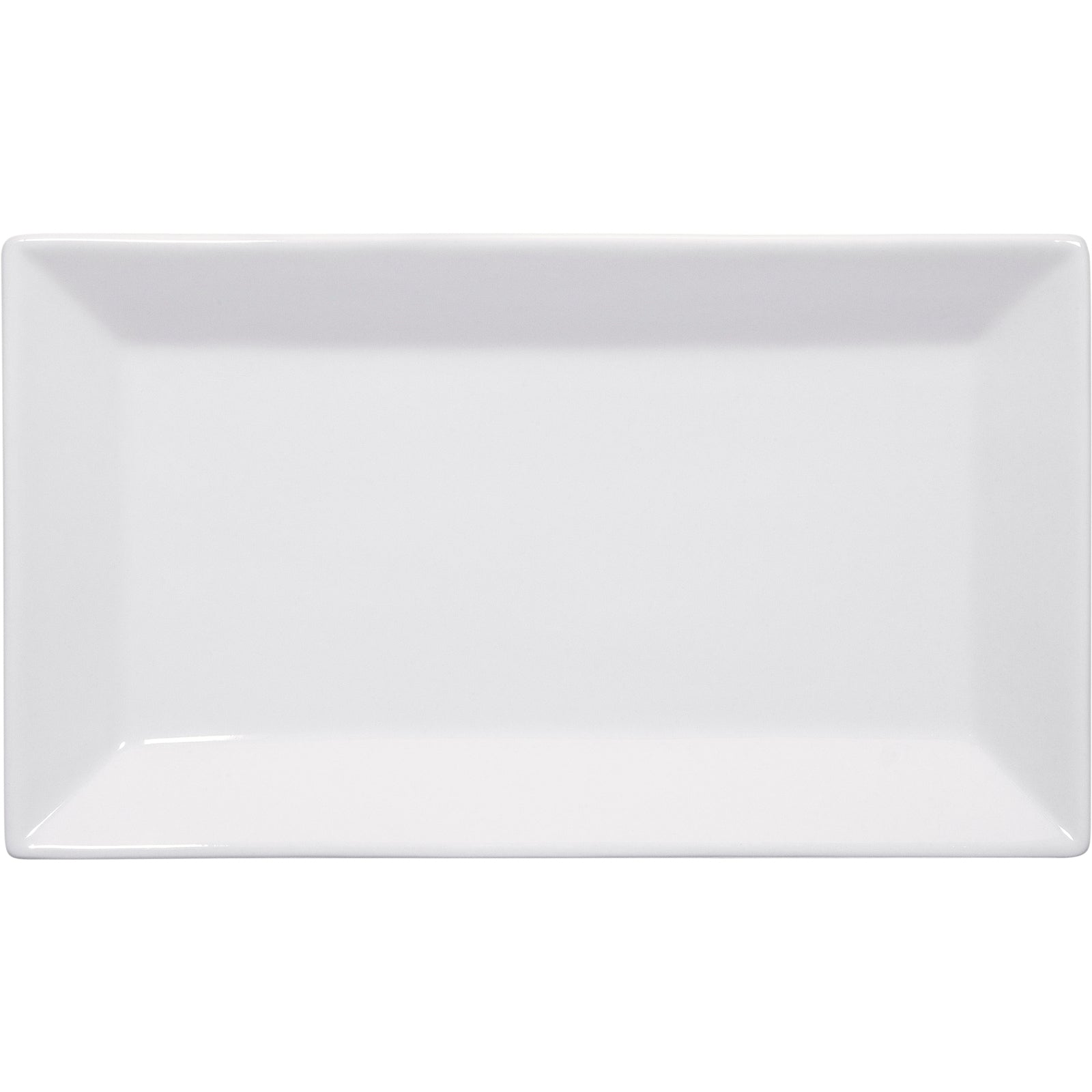 Tallerken flat  26,5x15,5 cm Quadro