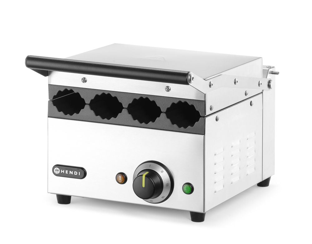 Kontaktgrill for pølser og wraps, 220-240V/1800W, 385x285x(H)254mm