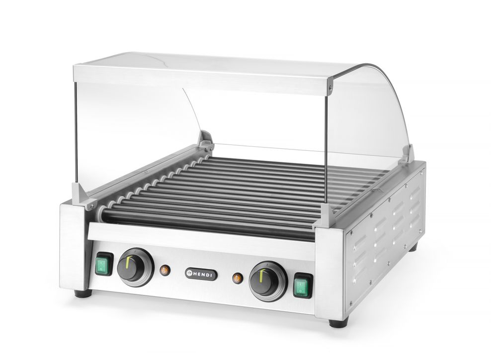 Glassdeksel for pølsElektriske kjøttmørnere, for pølsebølgende grill 11 (268704), 470x477x (H) 250mm