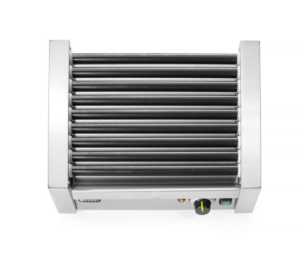 Pølserullegrill  - en sone, 7 Rollers, 230V/740W, 520x325X (H) 175mm