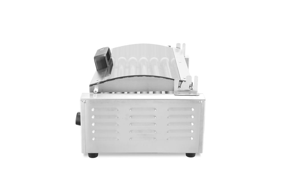 Pølserullegrill, 1-sone med energisparende lokk, 7 ruller, 230V/620W, 566x375x(H)259mm