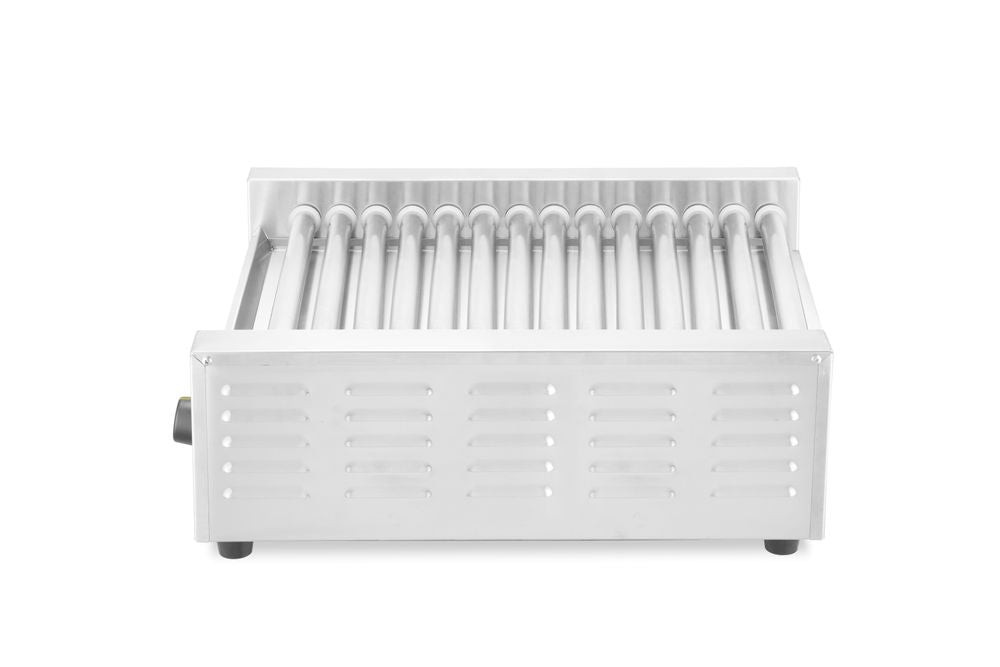 Pølserullegrill - 2 soner, 14 ruller, 230V/1230W, 566x640x(H)192mm
