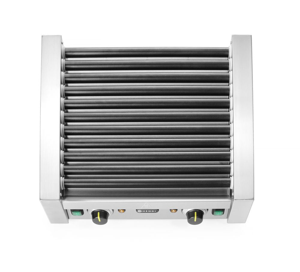 Pølserullegrill - to soner, 14 Elektriske, 230V/1480W, 520x591x (H) 175mm