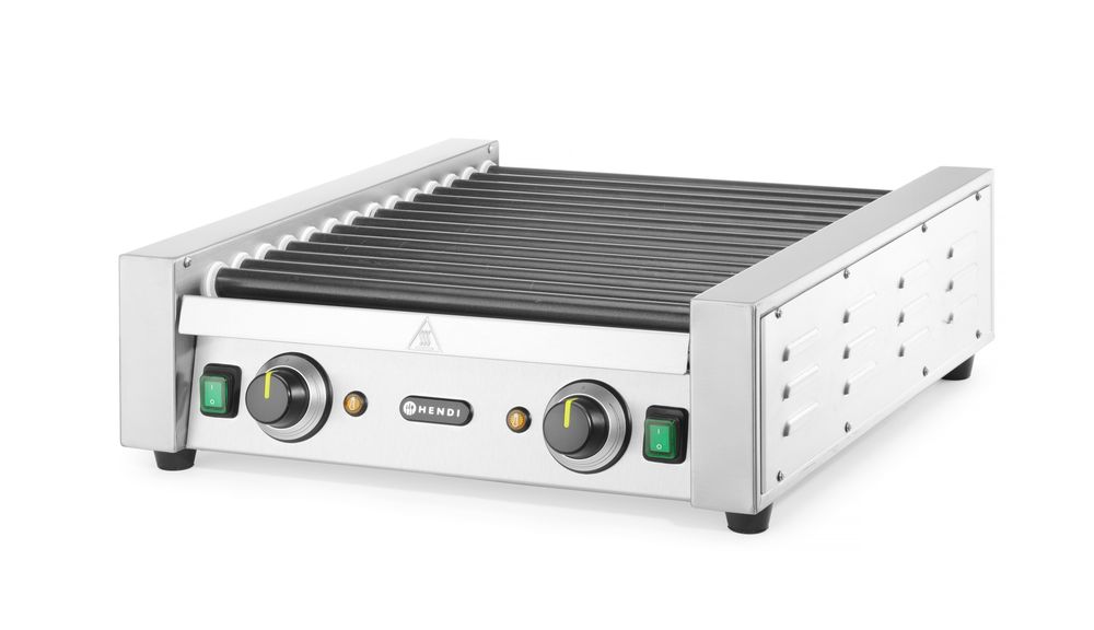 Pølserullegrill - to soner, 11 Elektriske, 230V/1180W, 520x477X (H) 175mm