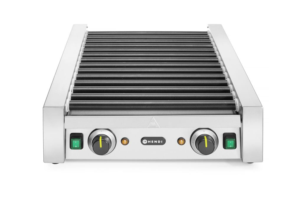 Pølserullegrill - to soner, 14 Elektriske, 230V/1480W, 520x591x (H) 175mm