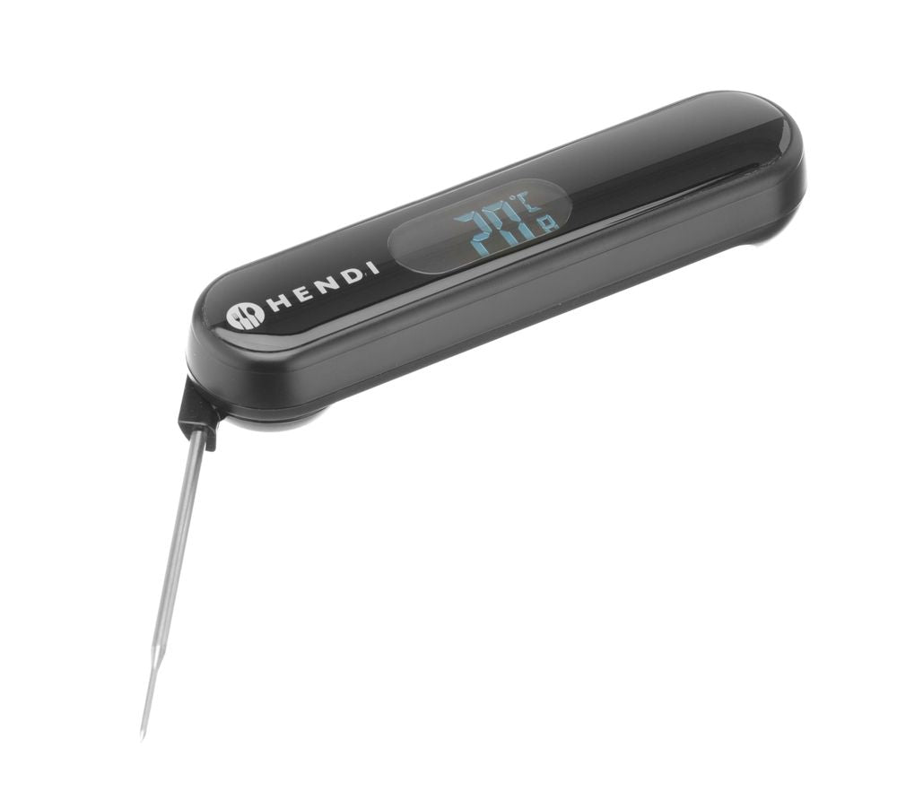 Termometer sammenleggbart, sort – bilde 3