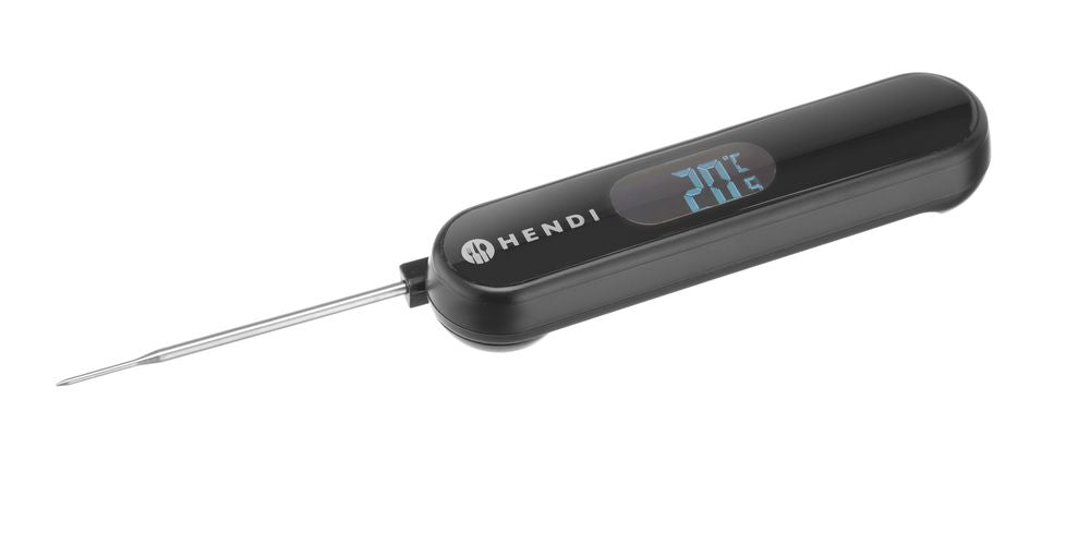 Termometer sammenleggbart, sort