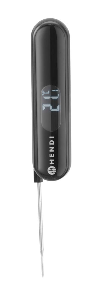 Termometer sammenleggbart, sort – bilde 2