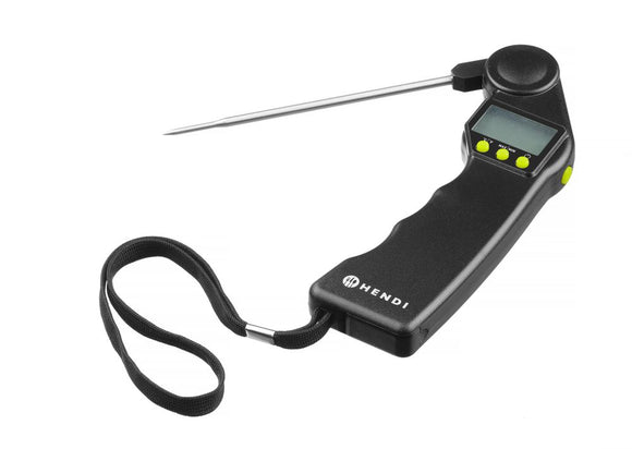 Digitalt termometer med sammenleggbar sonde