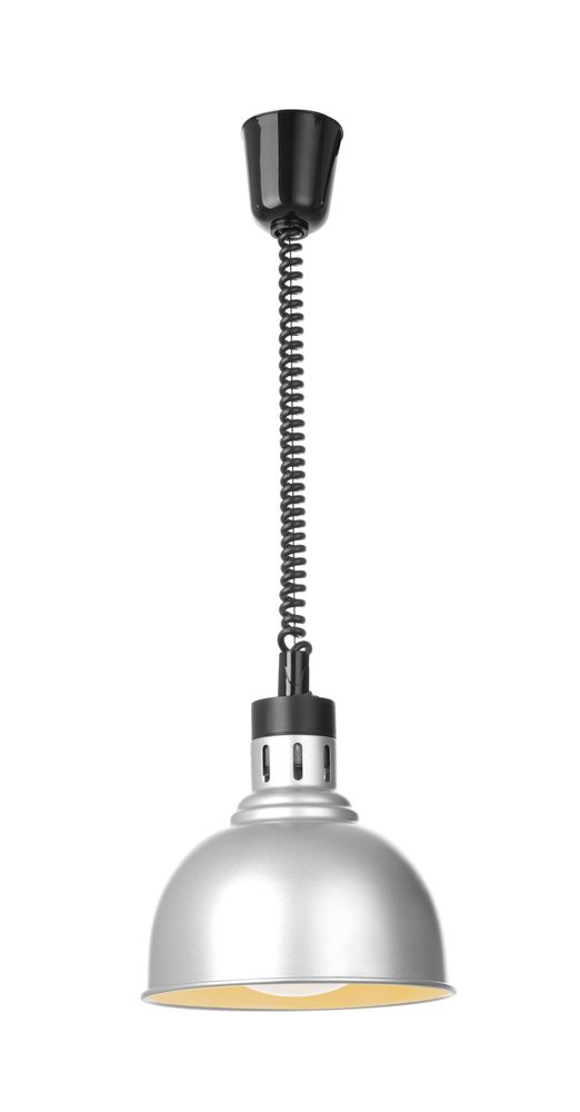 Varmelampe hev/senk kuppelformet, sølv, 250W – bilde 2