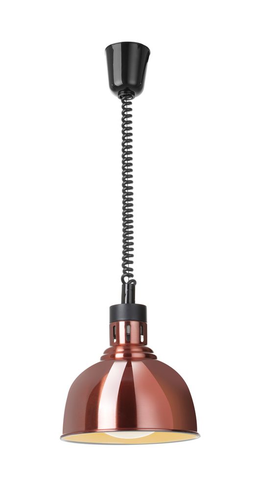 Varmelampe hev/senk kuppelformet, sort, 250W – bilde 5