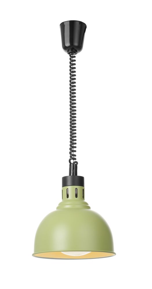 Varmelampe hev/senk kuppelformet, grønn, 250W – bilde 2