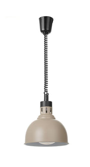 Varmelampe hev/senk kuppelformet, beige, 250W