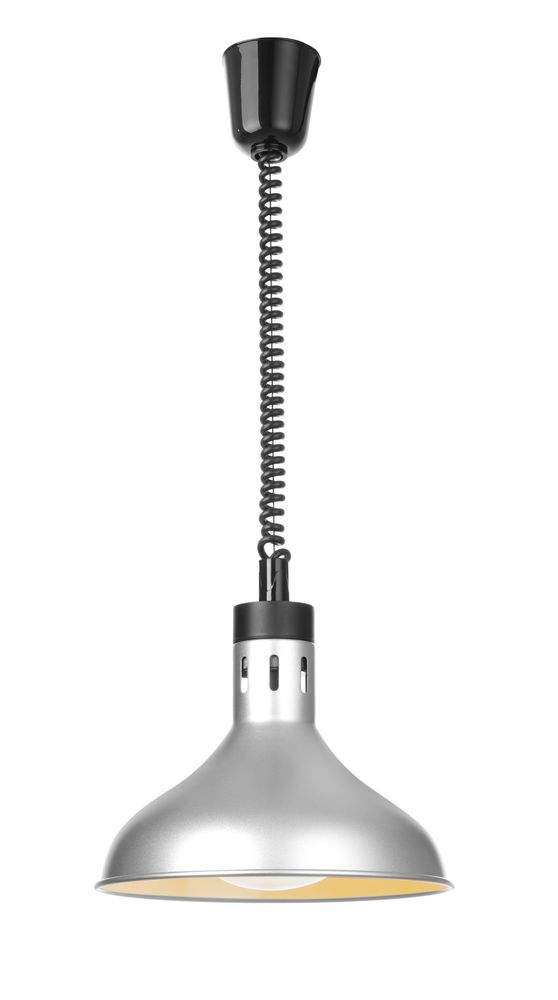 Varmelampe hev/senk klokkeformet, beige, 250W – bilde 4