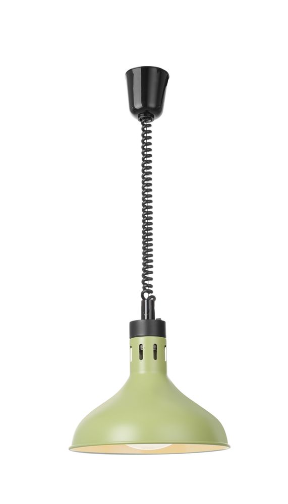 Varmelampe hev/senk klokkeformet, grønn, 250W – bilde 2