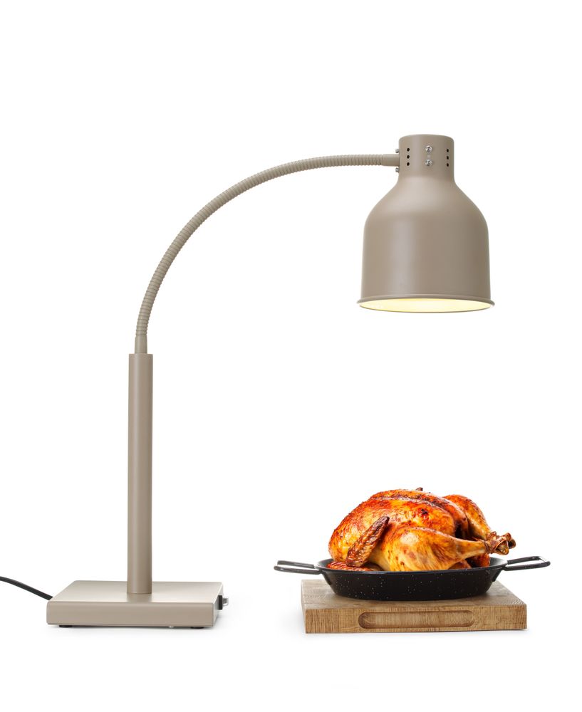 Fleksibel varmelampe , beige, 220-240V/250W, 268x203x(H)660mm