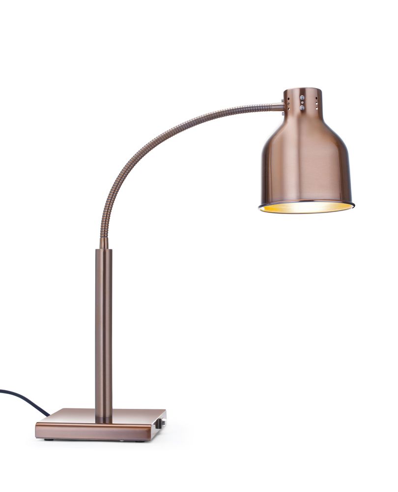 Fleksibel varmelampe, kobber, 220-240V/250W, 268x203x(H)660mm