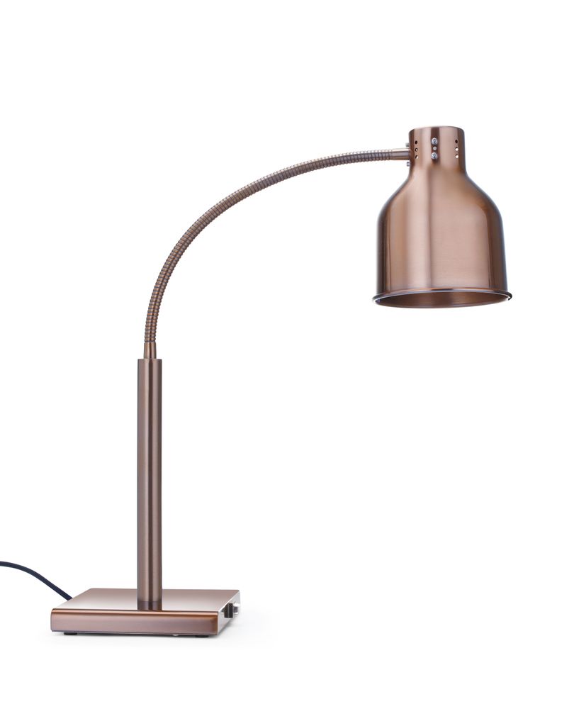 Fleksibel varmelampe, kobber, 220-240V/250W, 268x203x(H)660mm