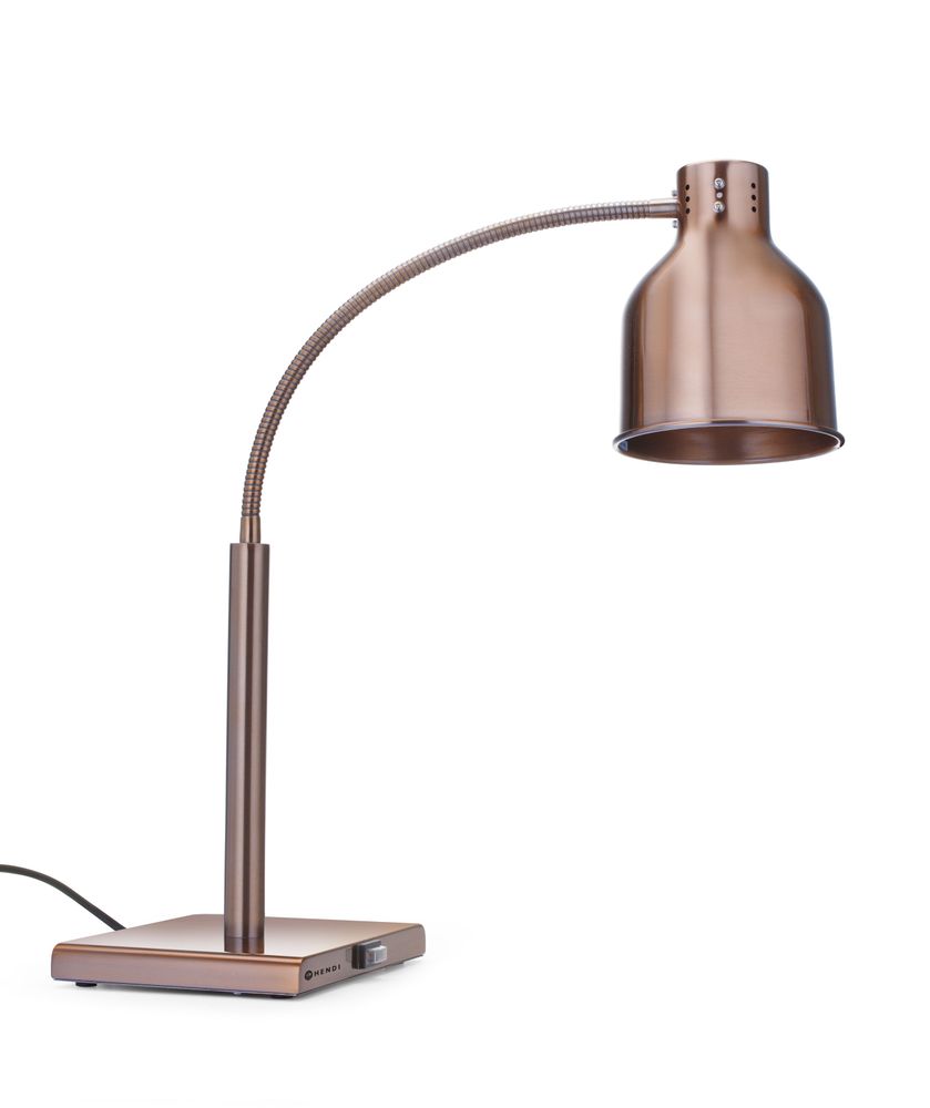 Fleksibel varmelampe, kobber, 220-240V/250W, 268x203x(H)660mm