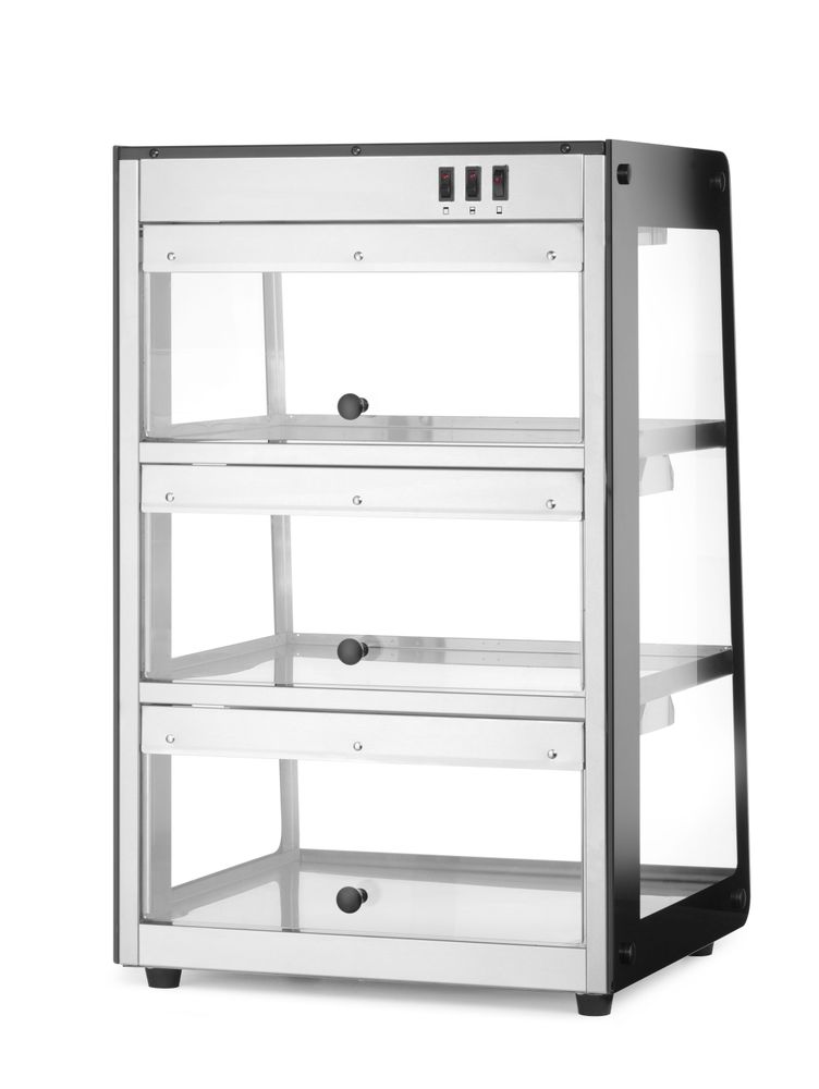 Oppvarmet benkeplateskjerm, 220-240V/500W, 472x447x(H)775mm